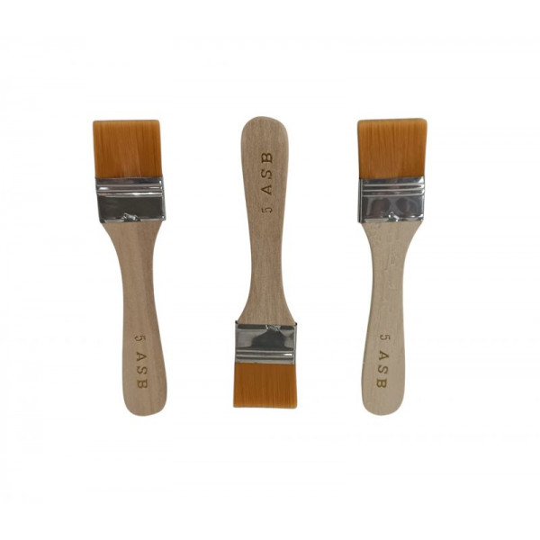 PINCELETA 3,5mm SINTETICA MANGO MADERA 5 ASB