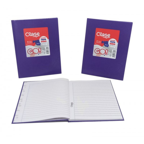 CUADERNO T/D VIOLETA 19X24 48hjs RAY 90gr CCG90AV-48 SKYCOLOR