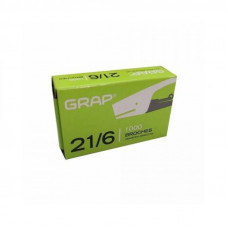 BROCHE 21/6 X 1000 UNIDADES 556 GRAP