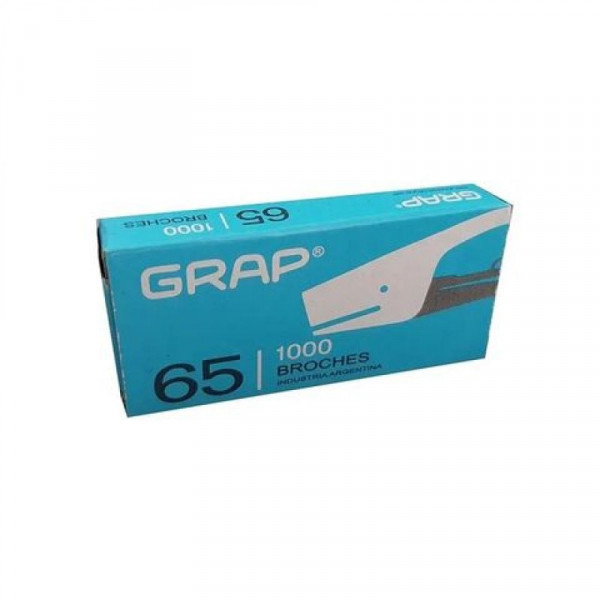 BROCHE 65 X 1000 UNIDADES 560 GRAP