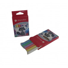 PLASTILINA X 6 PASTEL JJ025-6P SKYCOLOR