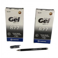 BOLIGRAFO ROLLER GEL NEGRO 0.7mm X12 GL877N