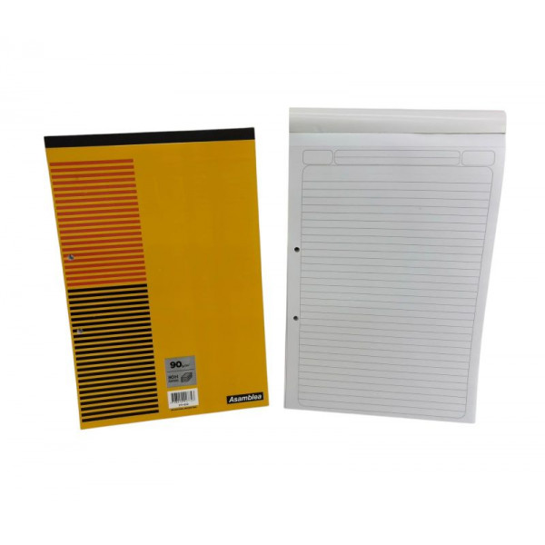 BLOCK A4 RAYADO 80hjs 90gr 022 ASAMBLEA