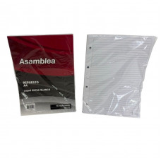 REPUESTO A4 RAYADO 96hjs 90gr 5 PERF 290 ASAMBLEA