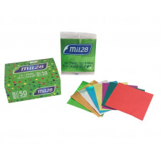 PAPEL GLACE METALIZADO 10X10cm X10hjs SURT 6900 MIL28