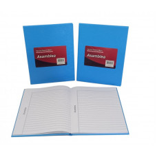 CUADERNO 19X23.5  RAYADO 48hjs 90gr T/D CELESTE  422  ASAMBLEA