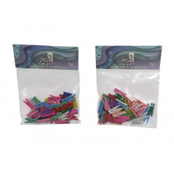 BROCHE MADERA X50 COLOR SURTIDO 2.5mm  611/3  ASB