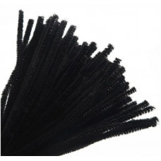 LIMPIAPIPAS OPACO X25uni NEGRO X30cm  5646  ASB