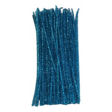 LIMPIAPIPAS METALIZADO X25uni CELESTE X30cm  6616  ASB