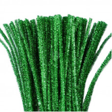 LIMPIAPIPAS METALIZADO X25uni VERDE X30cm  6605  ASB