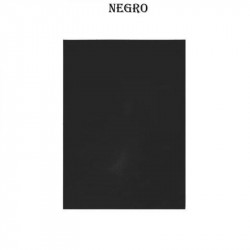 TAPA OFICIO NEGRO X50 POLIPROPILENO 400MIC  ESPIRACOR