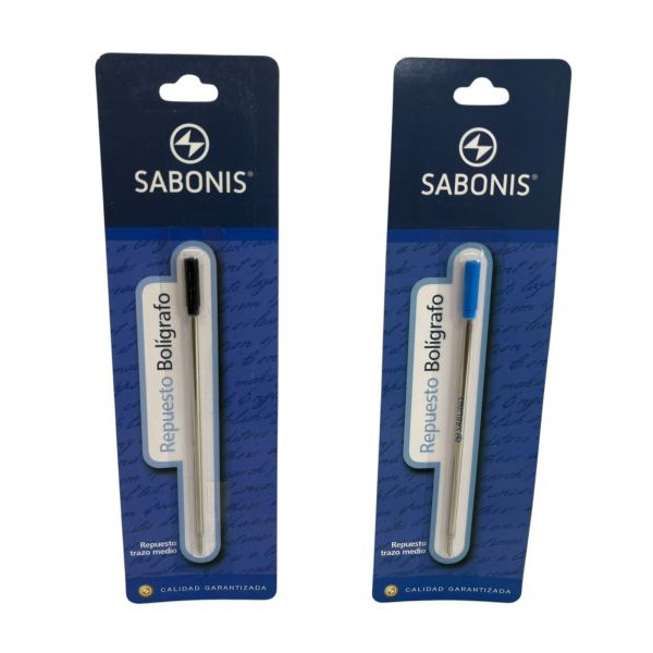 REPUESTO BOLIGRAFO T/PARKER  AZUL/NEGRO R1 SABONIS