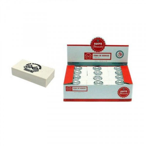 GOMA DE BORRAR LAPIZ X36uds  5436  DOS BANDERAS