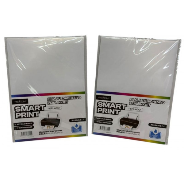 FILM ADHESIVO INKJET A4 X10 PERLADO  16533  REX