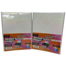 FILM ADHESIVO INKJET A4 X10 TRANSPARENTE GLITTER  16539  REX