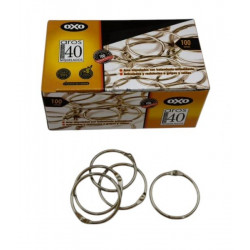 AROS METALICOS N40 CAJA X100  ARO40  LAMA