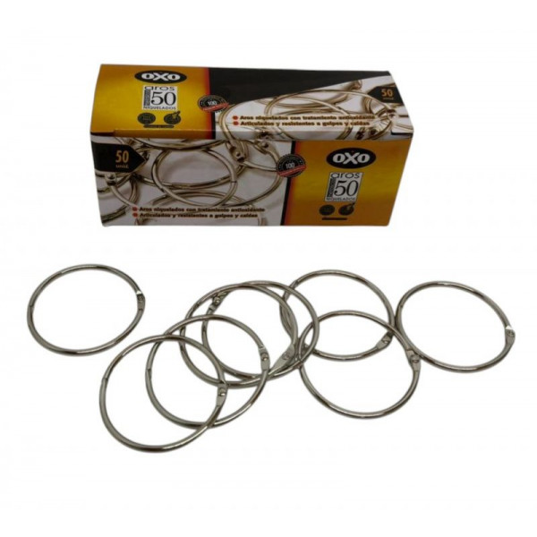 AROS METALICOS N50 CAJA X50  ARO50   LAMA