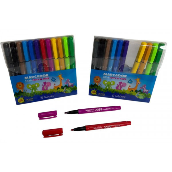 MARCADOR AL AGUA X12 SURT M2039S SABONIS