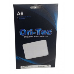 ETIQUETAS AUTOADHESIVAS A6 BLANCO 22X16mm CAJA X30  2216  ORITEC