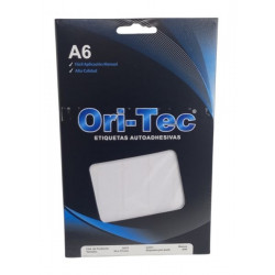 ETIQUETAS AUTOADHESIVAS A6 BLANCO 36X19mm CAJA X30 3619  ORITEC