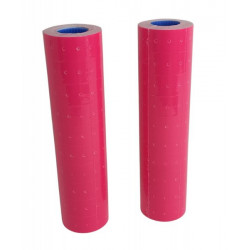 ROLLO ETIQUETAS FUCSIA FLUO X10  R601  ORITEC