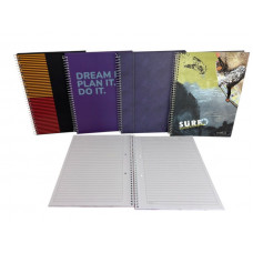 CUADERNO 22X29 T/DURA 80hjs RAYADO VARON  ASAMBLEA