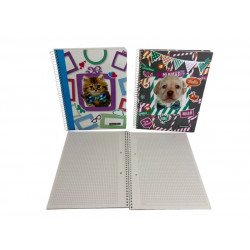 CUADERNO 22X29cm T/DURA 80hjs CUADRICULADO NENA  ASAMBLEA