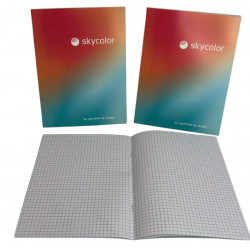 CUADERNO T/FLEX 16X21 24hjs CUADR 57gr CF57C-24 SKYCOLOR