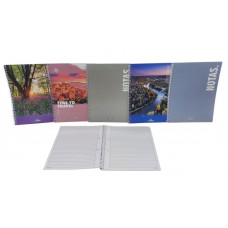 CUADERNO UNIVERSITARIO T/FLEX 22X30cm 80hjs RAYADO 56gr  ASAMBLEA