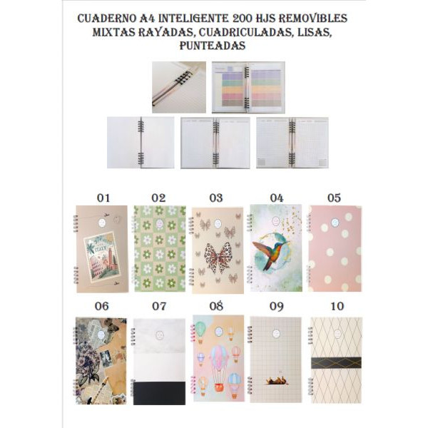 CUADERNO A4 INTELIGENTE HOLA