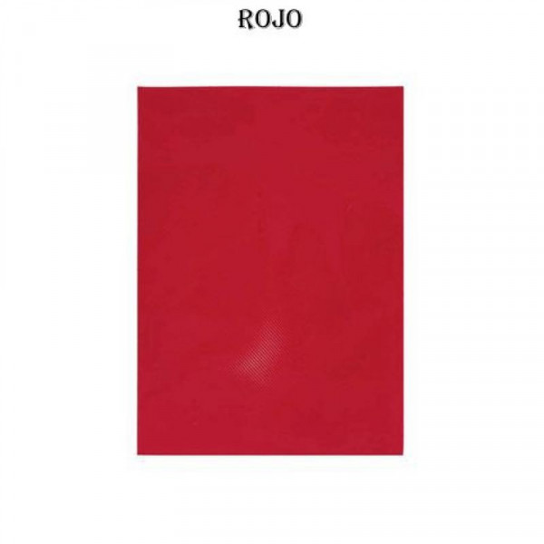 TAPA  A3 ROJO X50 POLIPROPILENO 400mic ESPIRACOR