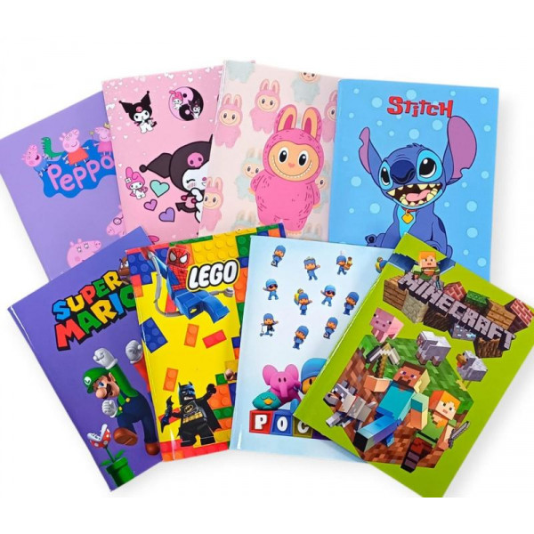 CUADERNO T/FLEX 16X21 48hjs RAY (X8) INF1 HOLA