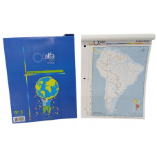 MAPA Nro 3  AMERICA DEL SUR POLITICO  X40u  3140231  ALFA