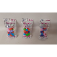 POMPONES DE FELPA SURTIDOS 20MM X 20U 5015