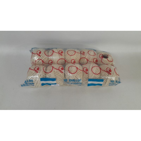 OVILLO HILO ALGODON X10 30gr 70119