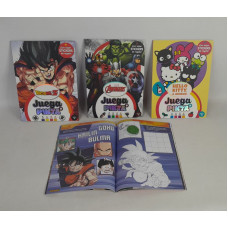 LIBRO PARA PINTAR / JUGAR CON STICKERS ADVENGERS