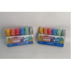 RESALTADOR GLITTER METALIZADO X6 COLORES SURTIDOS RE340MS