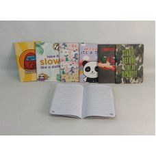 CUADERNO DISE?OS 16X21CM TAPA FLEX 40HJS RAYADAS 70GRS