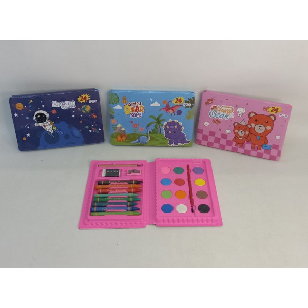SET PARA PINTAR 24 PZAS 18X12CM BL9210