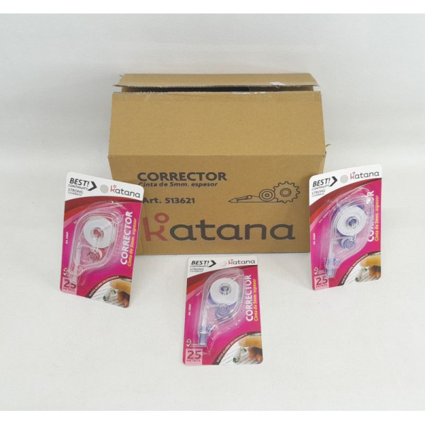 CINTA CORRECTORA  25 MTS KATANA 513621