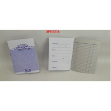 LIBRETA ALMACENERA 60PAG NUM 9,5X14CM 110 FTA