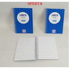 LIBRETA ESPIRAL Nro 20 40HJS 7X10CM 451