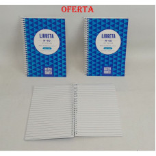 LIBRETA ESPIRAL Nro 60 40HJS 10X15CM 453