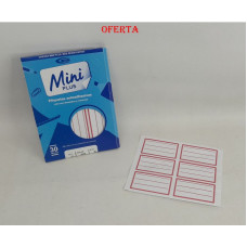 ETIQUETAS AUTOADHESIVAS ESC ROJO MINI PLUS 65X38MM 3UNIDADES 132