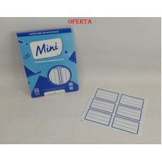 ETIQUETAS AUTOADHESIVAS ESCO AZUL MINI 65X38MM 25HJS 133