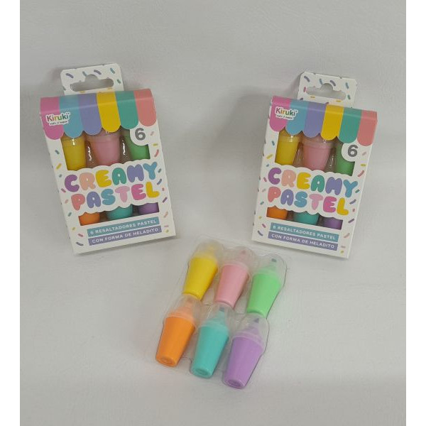 RESALTADOR MINI HELADO PASTEL X8 180001
