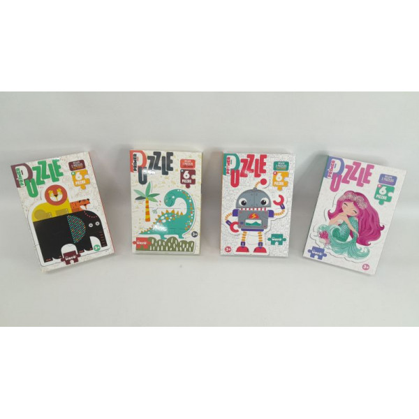 PUZZLE X2 MODELOS 6 PIEZAS C/U WE4202
