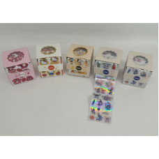 STICKERS X180 EN ROLLO DISPENSER PERSONAJES WE4177