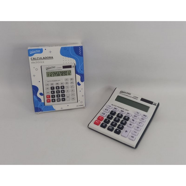 CALCULADORA GRANDE 12 DIGITOS 16X14CM 515629