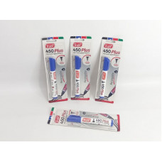 MARCADOR P/PIZARRA AZUL RECARGABLE BLISTER 450 PLUS TRABI